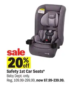 Meijer Safety 1st Car Seats offer