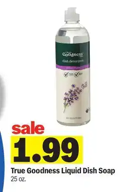 Meijer True Goodness Liquid Dish Soap offer