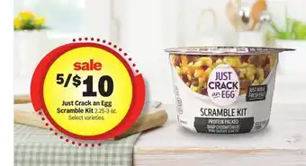 Meijer Just Crack an Egg Scramble Kit offer