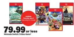 Meijer Nintendo Switch 2 Video Game offer