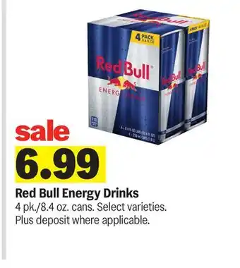 Meijer Red Bull Energy Drinks offer