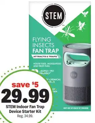 Meijer STEM Indoor Fan Trap Device Starter Kit offer