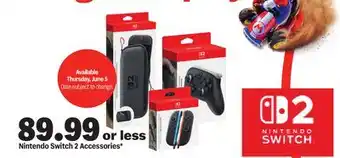 Meijer Nintendo Switch 2 Accessories offer