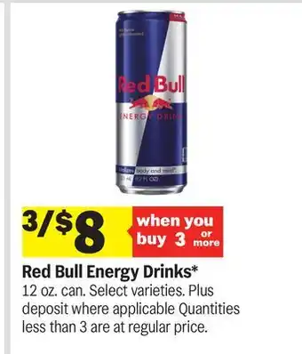 Meijer Red Bull Energy Drinks offer
