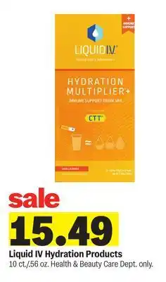 Meijer Liquid IV Hydration Products offer