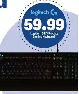 Meijer Logitech G213 Prodigy Gaming Keyboard offer