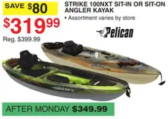 Dunham's Sports SIT-IN OR SIT-ON ANGLER KAYAK offer