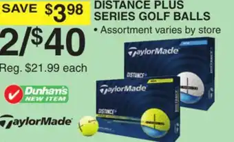 Dunham's Sports DISTANCE PLUS SERIES GOLF BALLS offer