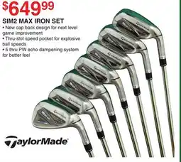 Dunham's Sports SIM2 MAX IRON SET offer