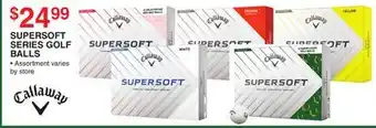 Dunham's Sports SUPERSOFT SERIES GOLF BALLS offer