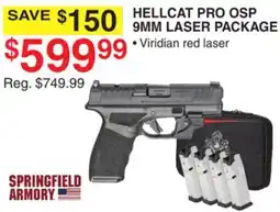 Dunham's Sports HELLCAT PRO OSP 9MM LASER PACKAGE offer