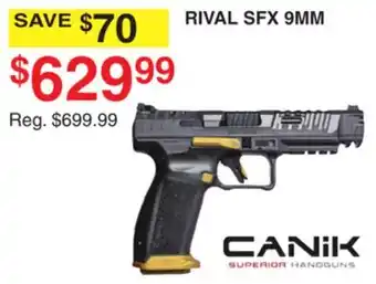 Dunham's Sports RIVAL SFX 9MM offer