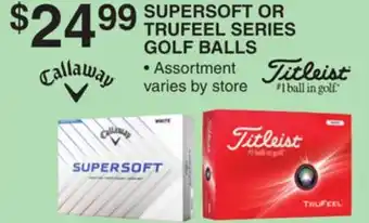 Dunham's Sports SUPERSOFT OR TRUFEEL SERIES GOLF BALLS offer