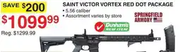 Dunham's Sports SPRINGFIELD ARMORY SAINT VICTOR VORTEX RED DOT PACKAGE offer