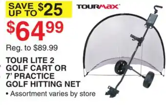 Dunham's Sports TOUR LITE 2 GOLF CART OR 7' PRACTICE GOLF HITTING NET offer