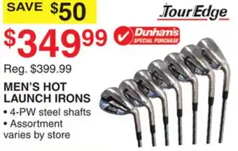 Dunham's Sports TOUREDGE MEN'S HOT LAUNCH IRONS offer
