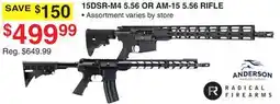 Dunham's Sports 15DSR-M4 5.56 OR AM-15 5.56 RIFLE offer
