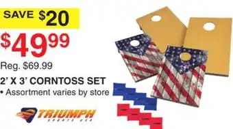 Dunham's Sports TRIUMPH 2' X 3' CORNTOSS SET offer