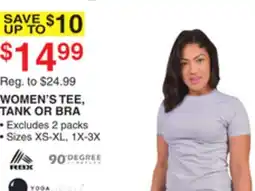 Dunham's Sports WOMEN'S TEE, TANK OR BRA offer