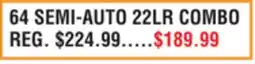 Dunham's Sports 64 SEMI-AUTO 22LR COMBO offer