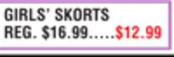 Dunham's Sports GIRLS' SKORTS offer