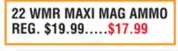 Dunham's Sports 22 WMR MAXI MAG AMMO offer