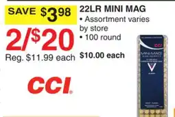 Dunham's Sports CCI 22LR MINI MAG offer