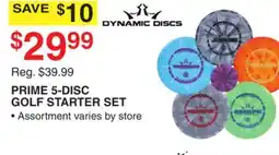 Dunham's Sports PRIME 5-DISC GOLF STARTER SET offer