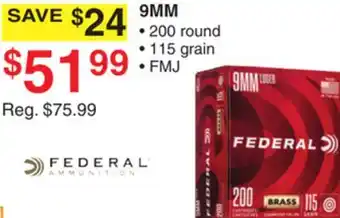 Dunham's Sports FEDERAL 9MM offer