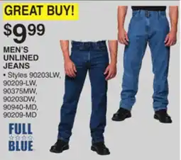 Dunham's Sports MEN'S UNLINED JEANS offer