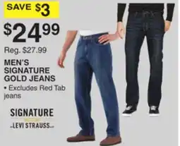 Dunham's Sports MEN'S SIGNATURE GOLD JEANS offer