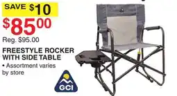 Dunham's Sports FREESTYLE ROCKER WITH SIDE TABLE offer