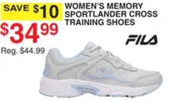 Dunham's Sports FILA WOMEN'S MEMORY SPORTLANDER CROSS TRAINING SHOES offer