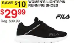 Dunham's Sports FILA WOMEN'S LIGHTSPIN RUNNING SHOES offer