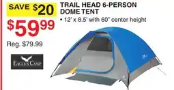 Dunham's Sports EAGLES CAMP TRAIL HEAD 6-PERSON DOME TENT offer