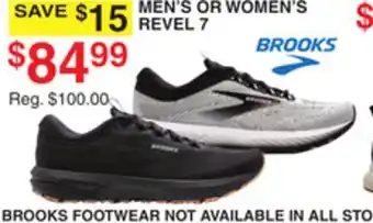 Dunham's Sports BROOKS MEN'S OR WOMEN'S REVEL 7 offer