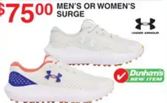 Dunham's Sports UNDER ARMOUR MEN'S OR WOMEN'S SURGE offer