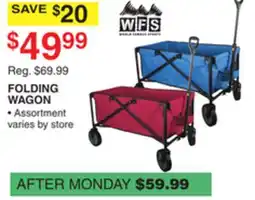 Dunham's Sports FOLDING WAGON offer