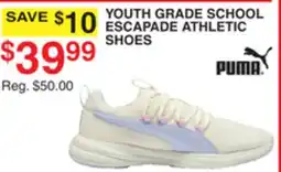 Dunham's Sports PUMA YOUTH GRADE SCHOOL ESCAPADE ATHLETIC SHOES offer