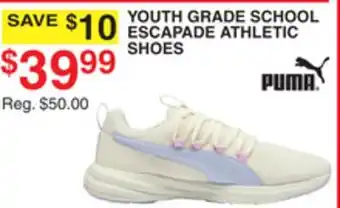 Dunham's Sports PUMA YOUTH GRADE SCHOOL ESCAPADE ATHLETIC SHOES offer