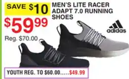 Dunham's Sports ADIDAS MEN'S LITE RACER ADAPT 7.0 RUNNING SHOES offer
