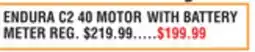 Dunham's Sports ENDURA C2 40 MOTOR WITH BATTERY METER offer