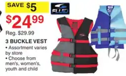 Dunham's Sports 3 BUCKLE VEST offer