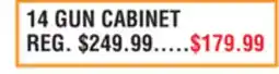 Dunham's Sports 14 GUN CABINET offer