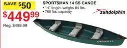 Dunham's Sports SPORTSMAN 14 SS CANOE offer