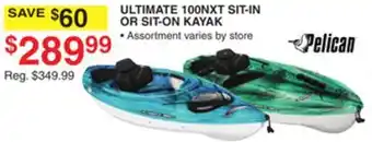 Dunham's Sports ULTIMATE 100NXT SIT-IN OR SIT-ON KAYAK offer