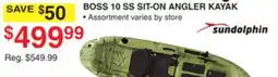 Dunham's Sports BOSS 10 SS SIT-ON ANGLER KAYAK offer