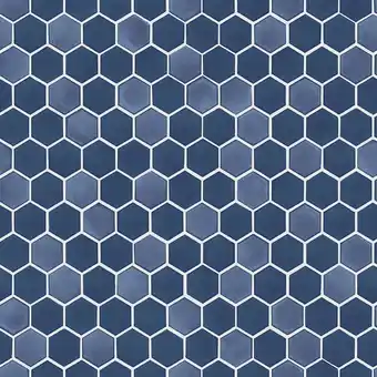 Walmart Tempaper Hexagon Tile Metallic Blue Peel and Stick Wallpaper, 20.5 x 16.5' offer
