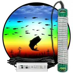 Walmart Multi Color Color Changing Dock15000 Underwater Fishing Light with Remote Control offer