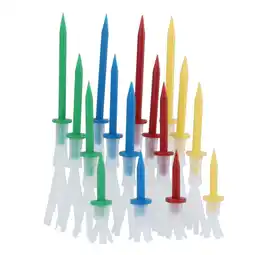 Walmart 16PCS 4 More Yards Plastic Tees with 4 Color offer